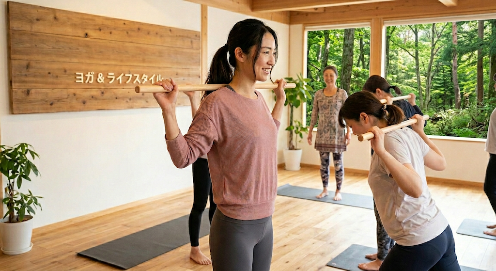 一足お先に…4月スタートの「ヨガ棒」をプレ体験！